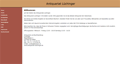Desktop Screenshot of antiquariat-luechinger.de